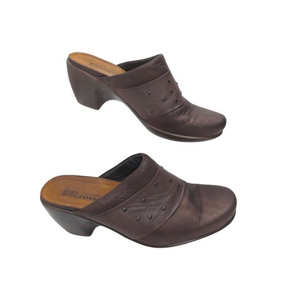 Naot Eden Clogs Women US 8 8.5 Metallic Brown Studded Western Country EU 39 - Picture 2 of 8